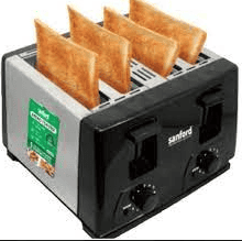 Sanford 4 Slice Toaster SF9937bt- 1400 Watt for Homes, Hotels, and Restaurants