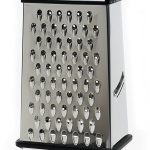 Stainless Steel 4-Sided Box Grater and Shredder