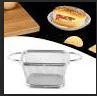 Stainless Steel Wire Mesh Square Mini French Fries Basket for Serving, Frying, and Food Display for Hotels and Restaurants
