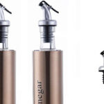 2-Pack Oil and Vinegar Bottle Set for Homes, Hotels, and Restaurants