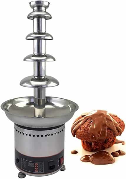 Electric Step Chocolate Fountain Machine for Homes, Hotels, and Restaurants