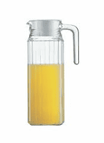 Crystal Clear 1 Litre Water and Milk Jug for Homes, Hotels, and Restaurants