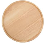 Round Wooden Pizza Tray without Handle for Homes, Hotels, and Restaurants
