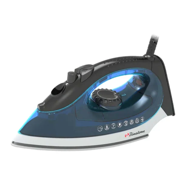 Binatone Steam Iron, Blue and White, 1800W, SI-1830 for Hotel and Restaurants