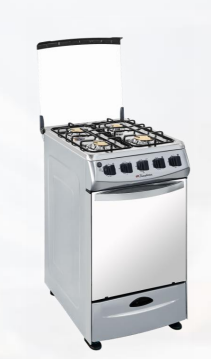 Binatone Standing Gas Cooker 50x50 - FGC-503ss for Homes, Hotels, and Restaurants