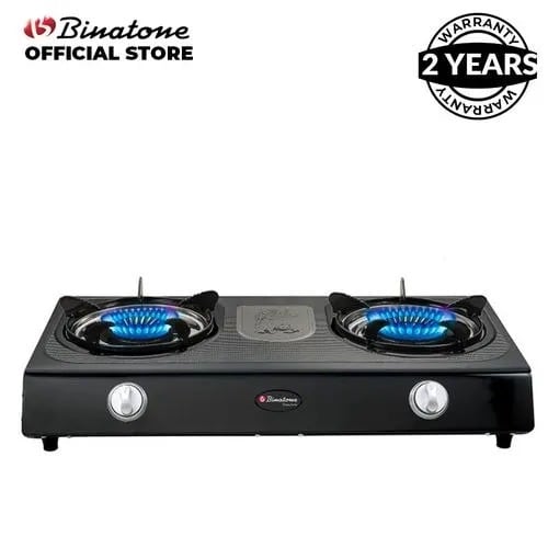 Binatone Table Top Gas Cooker Glass - SSGGC-003 for Homes, Hotels, and Restaurants