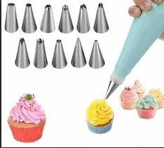 Cake Decorating Nozzle Set for Homes, Hotels and Restaurants