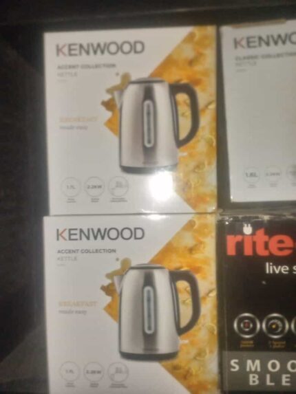 Kenwood Accent Collection Kettle 1.7L, 2200W - ZJM01 for Homes, Hotels, and Restaurants
