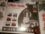Rite Tek Mixer Grinder MG-800 - 750 Watt,1.5L for Homes, Hotels, and Restaurants