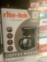 Rite Tek Coffee Maker 1.4L, 1080W - CM-270 for Homes, Hotels, and Restaurants