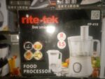 Rite-tek Food Processor - 1.5L, 600 Watt FP410 for Homes, Hotels, and Restaurants