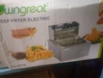 Wngreat Electric Deep Fryer Stainless Steel 6L- 2500w Silver for Hotel and Restaurants