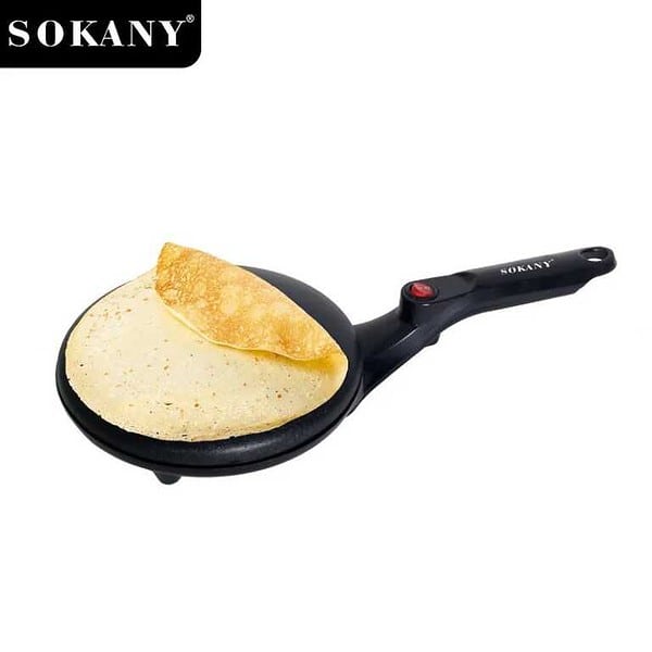 Sokany Electric Crepe Maker - Black, SK-5208 for Homes, Hotels and Restaurants