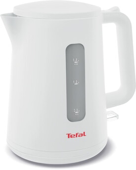 Tefal Element Kettle 1.7L, 2400Watt - White for Homes, Hotels, and Restaurants