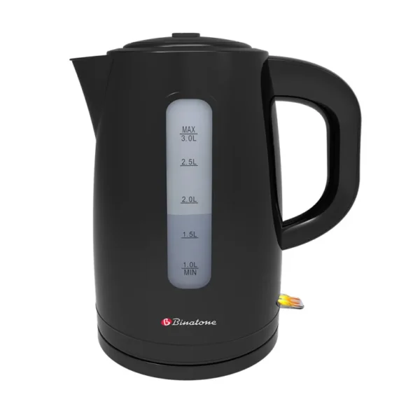 Binatone Electric Kettle/Jug 3.0L - CEJ-3000BK for Homes, Hotels, and Restaurants