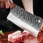 Big Chopper Knife with Wooden Handle for Homes, Hotels, and Restaurants