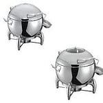 Mother's Choice Stainless Steel Soup Chafing Dish for Homes, Hotels, and Restaurants