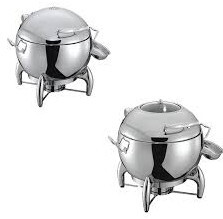 Mother's Choice Stainless Steel Soup Chafing Dish for Homes, Hotels, and Restaurants