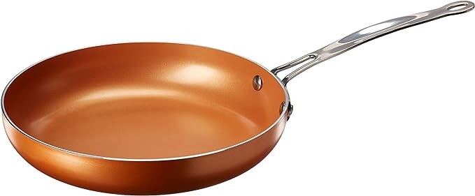 Mother's Choice 30cm Ceramic Coated Ultra - Copper Nonstick Frying pan with stay cool handle - Scratch Resistant - Heats Quickly for Homes, Hotels, and Restaurants