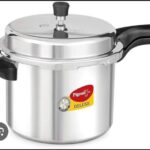 Pigeon Deluxe Aluminum Pressure Pot - 7.5 Litres for Homes, Hotels, and Restaurants