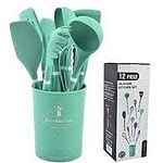 12pcs Silicone Cooking Spoon Set for Every Kitchen