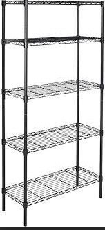 Heavy-duty, Multi-Function, 4-tier Stainless Steel Storage Shelf