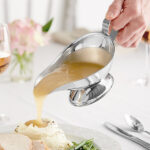 Stainless Steel Gravy Boat for Homes, Hotels, and Restaurants