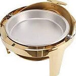 Sunnex Roll Top Chafing Dish -Stainless steel, Round