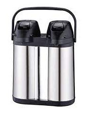 Mother’s Choice Stainless Steel Insulated Vacuum Flasks 1.9L (Set of 2) for Homes, Airports, Hotels, and Restaurants