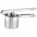 Stainless Steel Potato Ricer Masher | Heavy-Duty Ricer for Ultra-Smooth Mashing