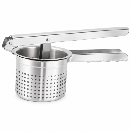 Stainless Steel Potato Ricer Masher | Heavy-Duty Ricer for Ultra-Smooth Mashing