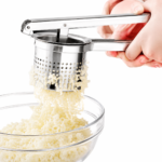 Stainless Steel Potato Ricer Masher | Heavy-Duty Ricer for Ultra-Smooth Mashing i