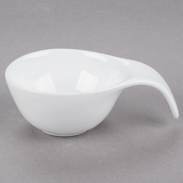 Bright White Porcelain Ramekin Sauce Bowl for Homes, Hotels, and Restaurants
