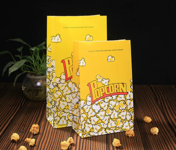 Popcorn Paper Pack 50Pcs for Homes, Hotels, and Restaurants