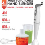Sanford Multi-functional Hand Blender 3-in-1 Sf6853Mhb for Homes, Hotels, and Restaurants