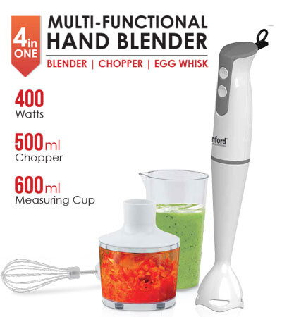Sanford Multi-functional Hand Blender 3-in-1 Sf6853Mhb for Homes, Hotels, and Restaurants