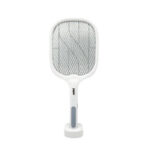 Sanford Rechargeable Mosquito Catcher Bat With LED Light, USB and Base, White - SF635MK for Homes, Hotels, and Restaurants