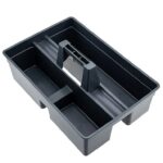 Housekeeping Caddy, Cleaning Tools Storage, Dark Grey for Homes, Hotels, and Restaurants