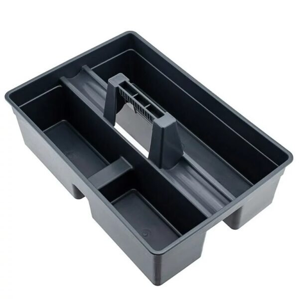 Housekeeping Caddy, Cleaning Tools Storage, Dark Grey for Homes, Hotels, and Restaurants