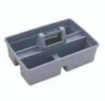 Housekeeping Caddy, Cleaning Tools Storage, Dark Grey for Homes, Hotels, and Restaurants