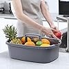 Housekeeping Caddy Basket, Dark Grey for Homes, Hotels, and Restaurants