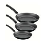 Tramontina Fry Pan Set, Nonstick Aluminum 3pcs - 28cm, 24cm 20cm for Homes, Hotels, and Restaurants