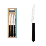 Tramontina Steak Knife Set - 3Pcs for Homes, Hotels, and Restaurants