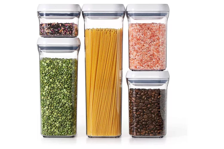 Food Storage Canisters, Airtight Containers - 2 Ltr, 1 Ltr, 800ml, 500ml for Homes, Hotels, and Restaurants