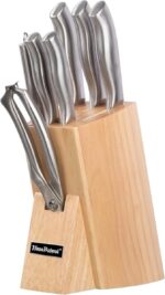 haus roland 8 piece knife set for chefs and home cooks