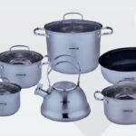 Korkmaz 11-Piece Stainless Steel Cookware Set