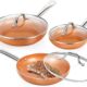 3-Piece Copper Chef Frying Pan Set – The Ultimate Cookware for Every Kitchen