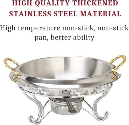 3-Piece Stainless Steel Chafing Dish Set – Durable & Stylish for Every Occasion