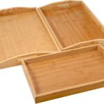 3-Piece Wooden Tray Set – Elegant & Functional for Every Occasion