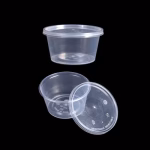 450ml Transparent Round Bowl with Clear Lid – Perfect for Convenient Storage and Serving